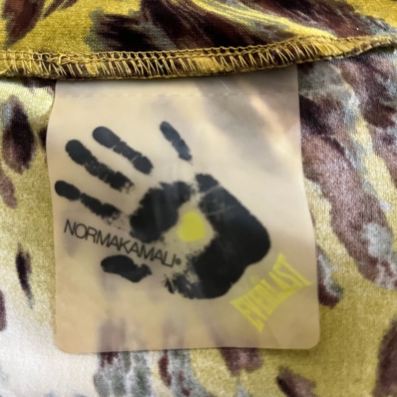 Norma kamali animal print top women’s size medium gold and brown - Picture 3 of 3